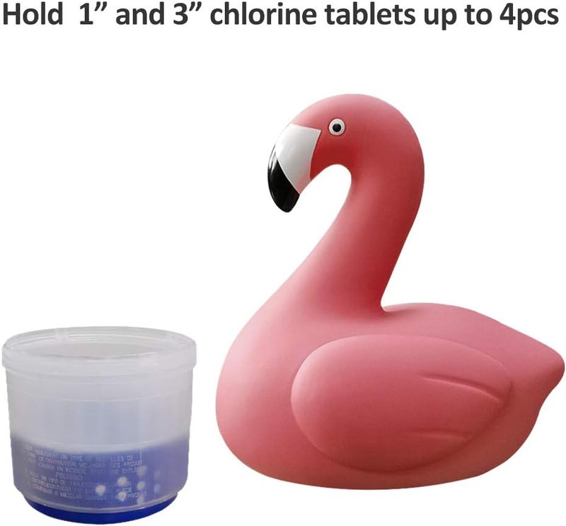 Blufree Chlorine Floater, Floating Chlorine Dispenser, Cute Animal Floating Pool Chlorinator Basket for Chemical Tablets Fits 3 Inch Tabs Bromine Holder Used for Pool Spa - Image 2